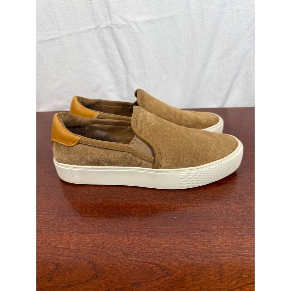 UGG Cahlvan Slip On Sneakers Womens 9.5 Chestnut Suede Leather 1121613 - Picture 2 of 11